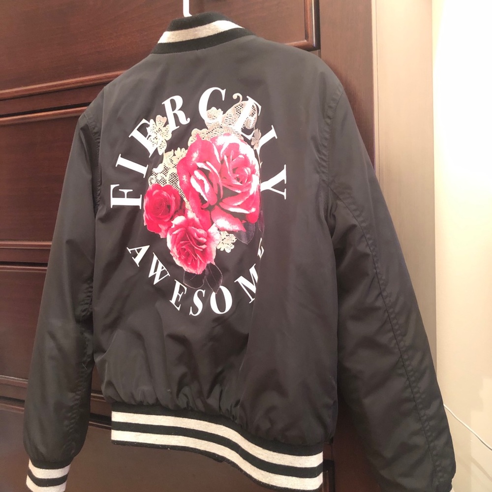 Girls reversible bomber jacket